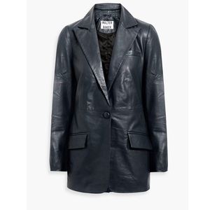 Walter Baker 100% Lambskin Leather Blazer